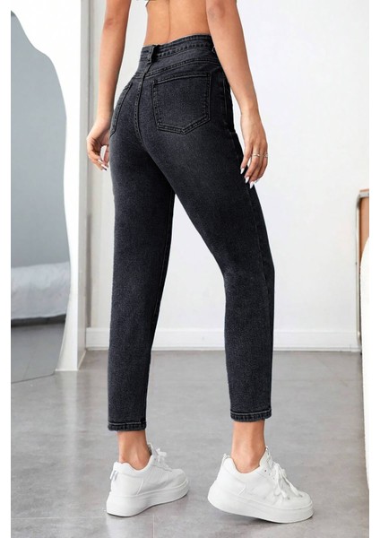Kadın Yüksek Bel Soho Boyfriend Jean C599 indirimleri