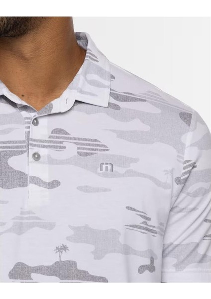 Beachside Stealth Erkek Baskılı Polo Tshirt