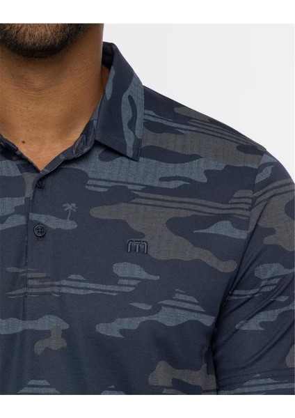 Beachside Stealth Erkek Baskılı Polo Tshirt