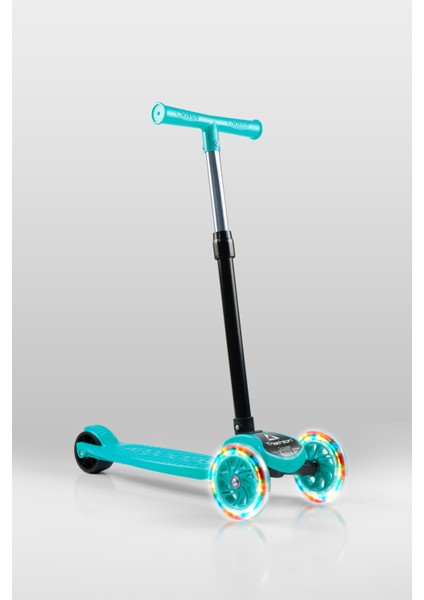 T212-M Çocuk Scooter 4 Kademeli (55-70CM) Ayarlanabilir Katlanabilir Direksiyon LED Işıklı 2 Tekerlek / fiyatları