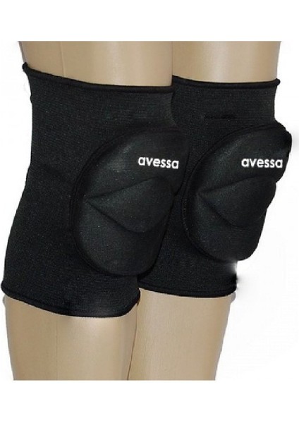 Unisex Siyah Voleybol Dizliği