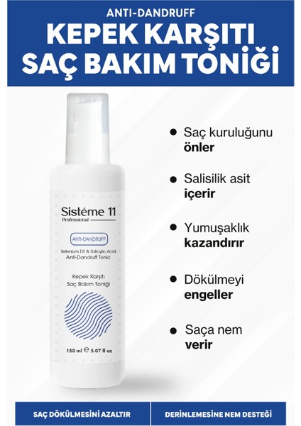 Kepek Karşıtı Tonik 150 ml 8684091009306
