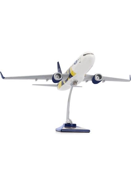 Boeing 737-800 1/100 Ölçek Fenerbahçe Lisanslı Sarı Lacivert Tasarım Maket Uçak (UCK0186)