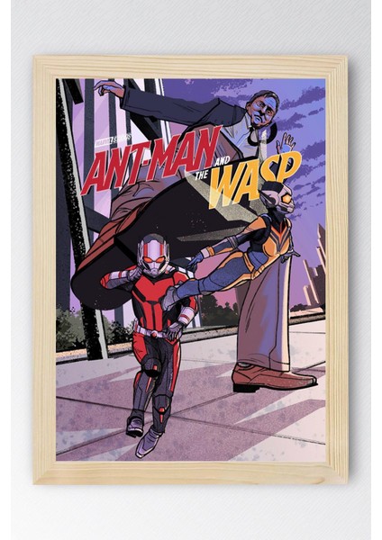 Ant Man And The Wasp Çerçeveli Tablo - Karınca Adam Marvel Poster Tablo