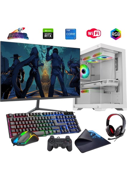 I7 14700F 32GB Ddr4 1tb M2 8gb RTX3050 27" Monitörlü (Gaming Set)