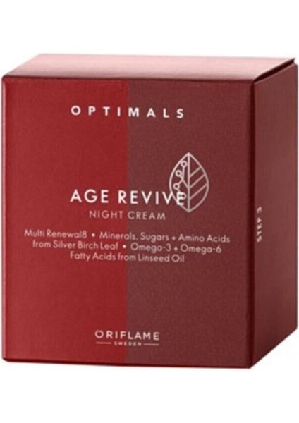 Optimals Age Revive Gece Kremi 50 ml
