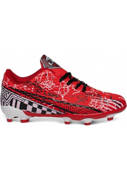 Celira Lio Kırmızı Siyah Krampon Erkek Futbol Ayakkabısı