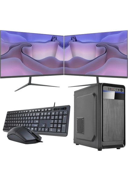 I7 14700 32GB Ddr4 1tb M2 Çift 24" Monitörlü Ev ve Ofis Bilgisayarı (Business)