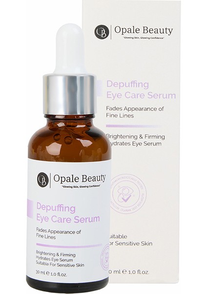 Depuffing Eye Care Serum 30ML- Antioksidan Koruma ile Aydınlık ve Pürüzsüz Göz Çevresi modelleri