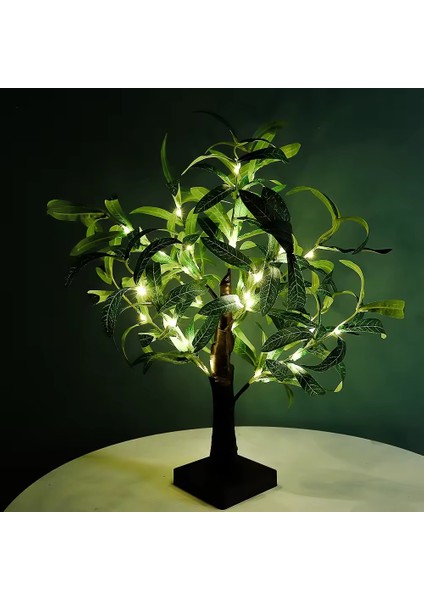Olive Leaf Lights Zeytin Ağacı Masa Üstü LED Aydınlatma