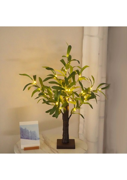Olive Leaf Lights Zeytin Ağacı Masa Üstü LED Aydınlatma