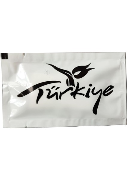 Otel Islak Mendil Paket - 6x10 Cm. - Türkiye Yazılı Baskılı Poşet - 100 Adetlik Paket