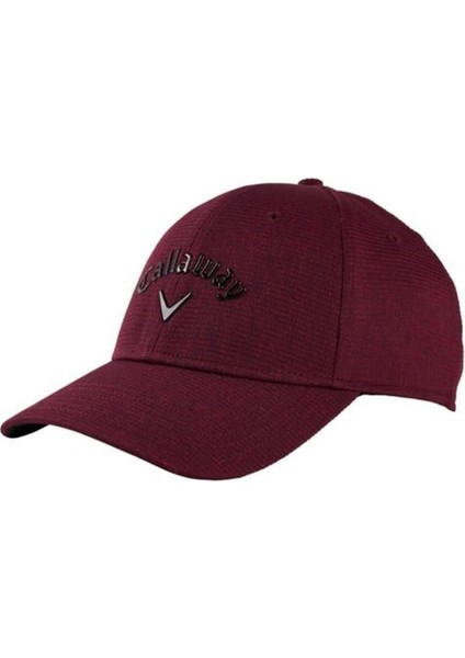 Unisex Metal Logolu Bordo Şapka modelleri