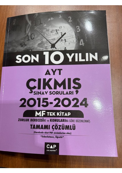 AYT Son 10 Yıl Çıkmış Sorular 2015 - 2024