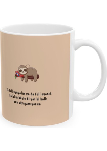Uyuyalım Yada Uyanık Kalalım Sözlü Sevimli Koala Bardak modelleri