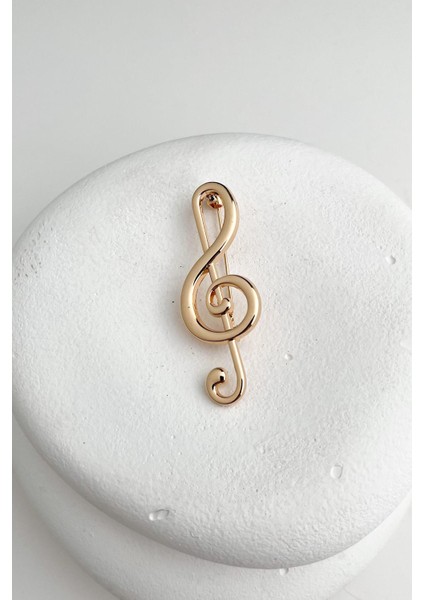 Müzik Nota Broş (6cm)