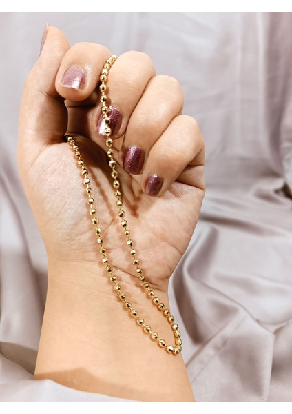 14K Altın Kaplama Çelik Kolye – Minimal ve Şık Tasarım