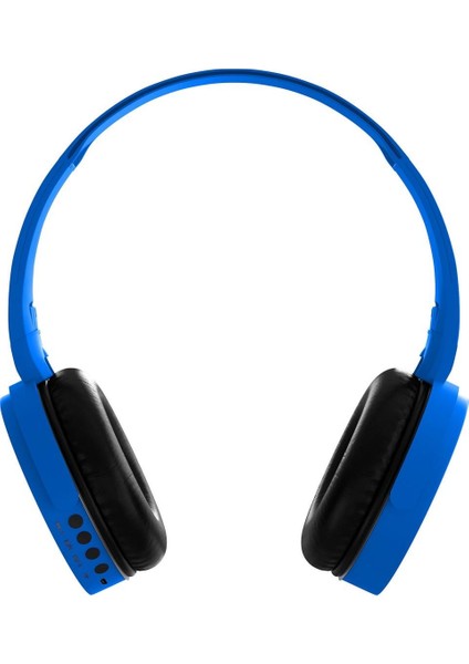 0235 Kablosuz Kulak Üstü Bluetooth Kulaklık Mavi
