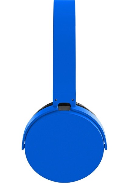 0235 Kablosuz Kulak Üstü Bluetooth Kulaklık Mavi