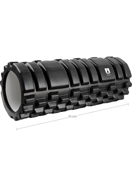 Yüksek Yoğunlukta Orta Sert Deluxe Foam Roller Masaj Köpüğü Pilates Masaj Rulosu Tırtıklı Yoga Roller Isınma Roller