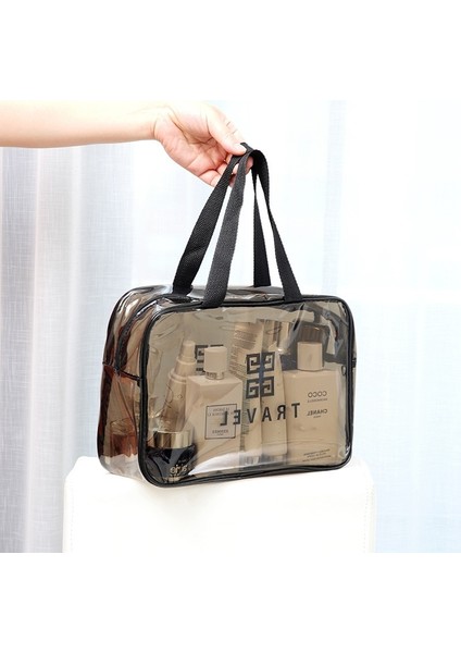 New Pvc Transparent Toilet Bag Storage Waterproof Makeup Bag Portable Handheld Storage Toilet Makeup Bag (Yurt Dışından) modelleri