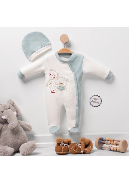 Minik Ayıcıklar Erkek Bebek Tulumu