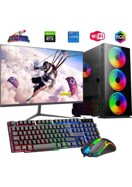 I7 14700F 32GB Ddr4 1tb M2 12GB RTX3060 24" Mon. Oyun Bilgisayarı