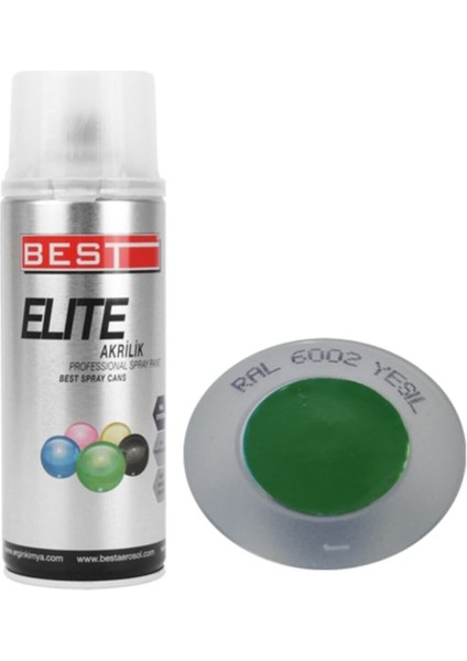 Elite Sprey Boya Ral 6002 Yaprak Yeşili 400ML