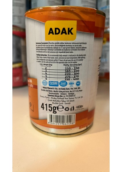Adult Cat Foodyetişkin Kedi Maması 415X12 indirimleri