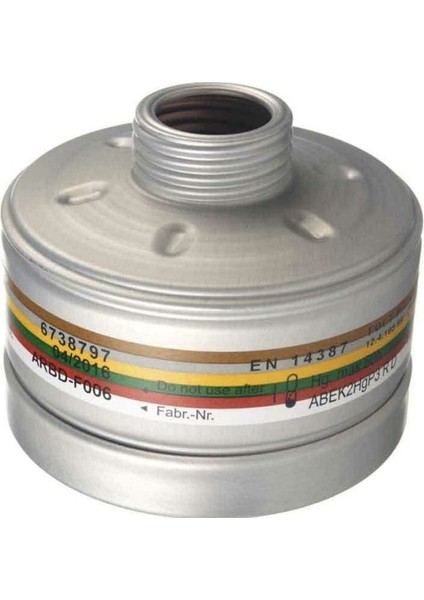 Kimyasal Gaz Buhar Toz Korumalı X-Plore A2B2E2K2 Hg P3 Filtre 6738797