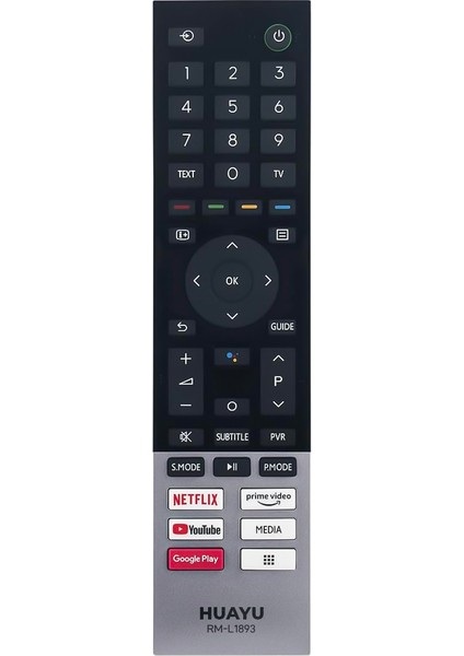 RM-L1893 Toshiba Universal Ses Komutsuz LCD LED Tv Kumanda Uzaktan Kumanda