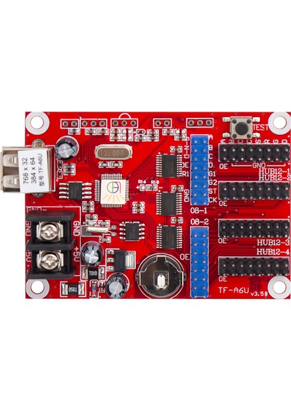 Powermaster Ux4 TF-A6U 4'lü USB LED Panel Kartı 4x8 fiyatları