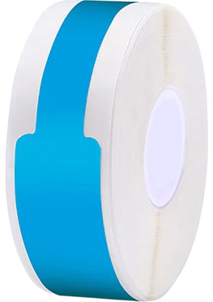 Powermaster PM-25303 Taşınabilir Bluetooth Termal Yazıcı Etiketi Mavi Yapışkanlı 4 cm Etiket Rulo