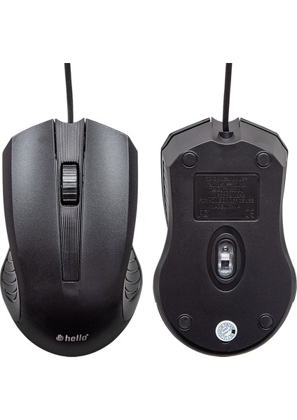 Hello HL-2732 USB Kablolu Mouse 800 Dpı Pc Bilgisayar Mouse
