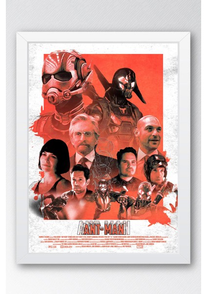 Ant Man Çerçeveli Tablo - Marvel Karınca Adam Poster Tablo