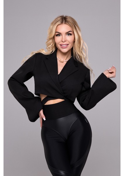 Uzun Tayt Extra Push Up Corsage Lyc 'black Skin'