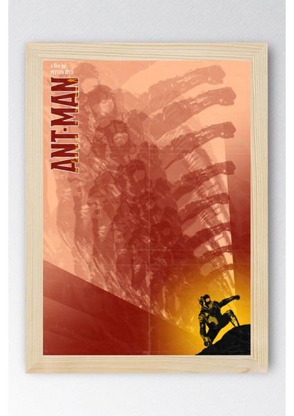 Ant Man Çerçeveli Tablo - Karınca Adam Poster Tablo