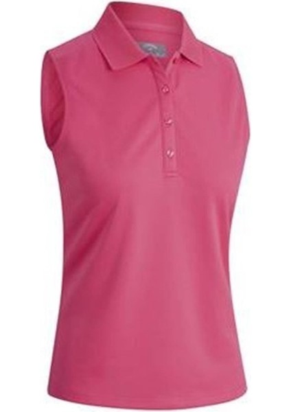 Sl Ess Solid Knit Polo Kadın Tshirt