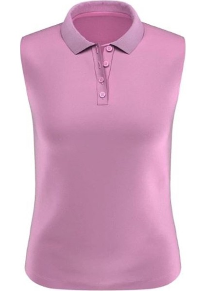 Sl Ess Solid Knit Polo Kadın Tshirt