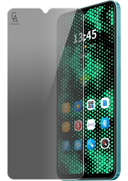 Samsung Galaxy A05S Uyumlu Köşe Dolgulu Anti Shock Telefon Kılıfı ve Hayalet Privacy Ekran Koruyucu