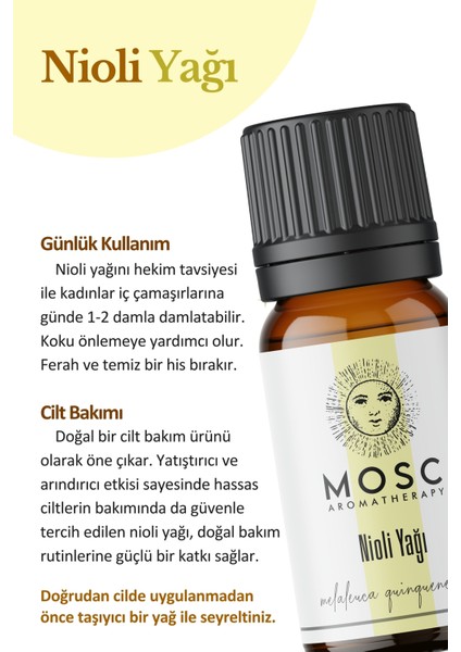 Nioli Uçucu Yağı 10 ml %100 Saf ve Doğal (Niaouli Essantial Oil)