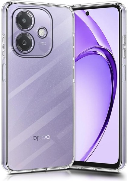 Oppo A3 ile Uyumlu Kılıf Şeffaf Kamera Korumalı Esnek Silikon Telefon Kılıfı Kapak fiyatları