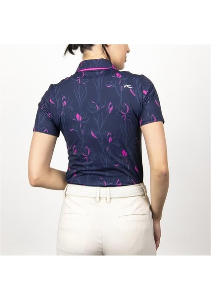 Enya Printed Kadın Polo Tshirt