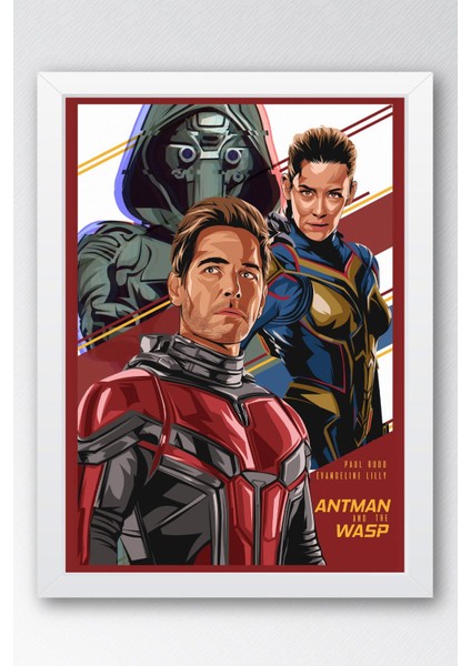 Ant Man Çerçeveli Tablo - Karınca Adam Poster Tablo
