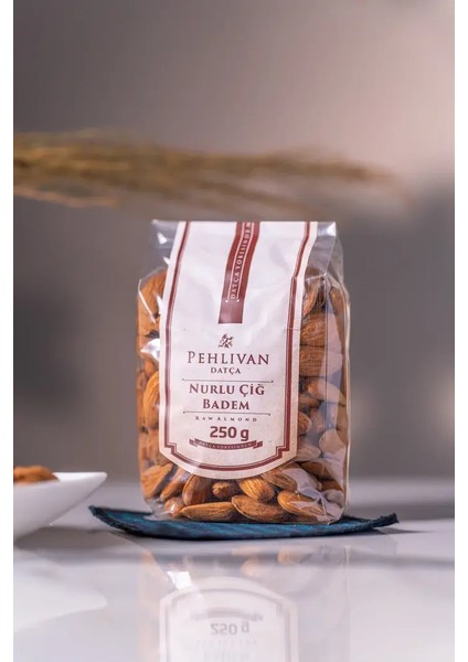 Nurlu Çiğ Badem 250 gr fiyatları