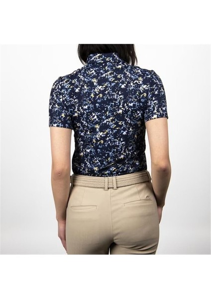 Enya Printed Kadın Polo Tshirt