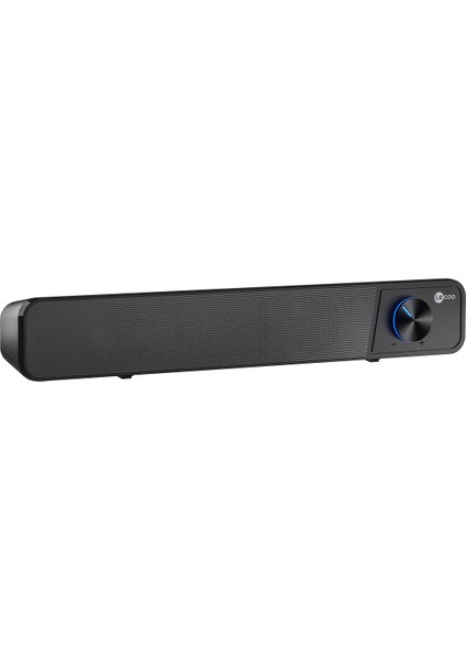 DS111 Bluetooth + Kablolu 6W Masaüstü Taşınabilir Stereo Soundbar Hoparlör Siyah