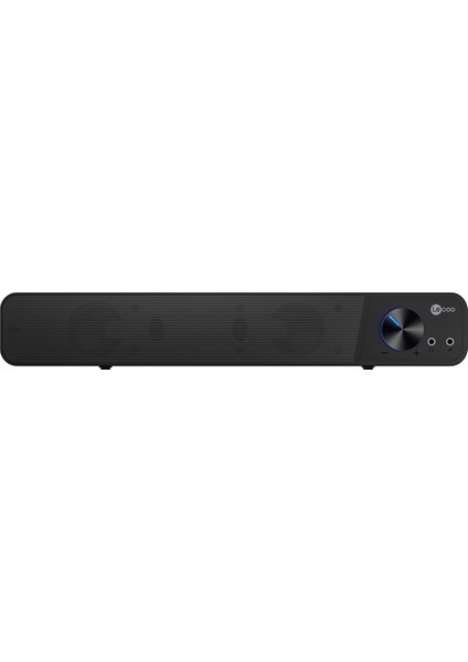 DS111 Kablolu (USB + 3.5mm Jack Girişli) 6W Soundbar Taşınabilir Stereo Hoparlör Siyah