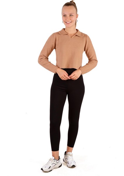 6621 Polo Yaka Yumoş Kazak Camel fiyatları