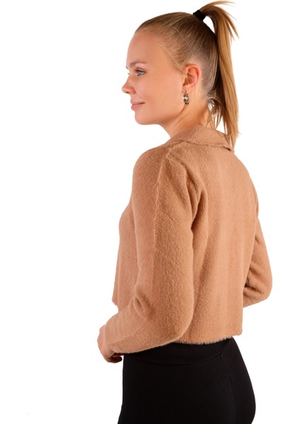 6621 Polo Yaka Yumoş Kazak Camel